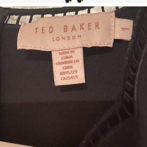 Ted Baker Saloane Embroidered Skater Dress US Size 4 - Picture 10 of 12